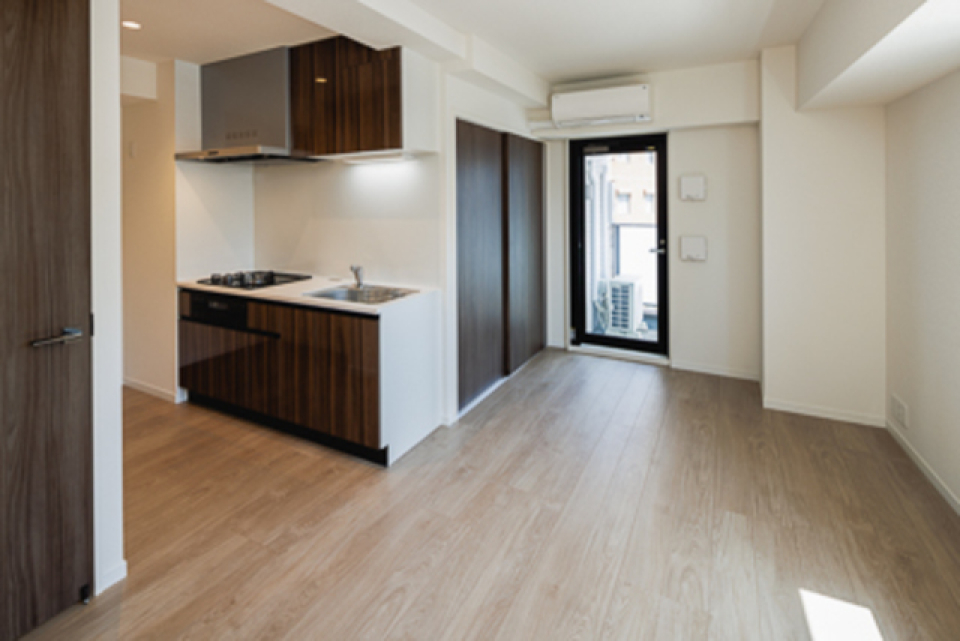 ８．８帖のリビングです。※写真は同タイプ住戸です。