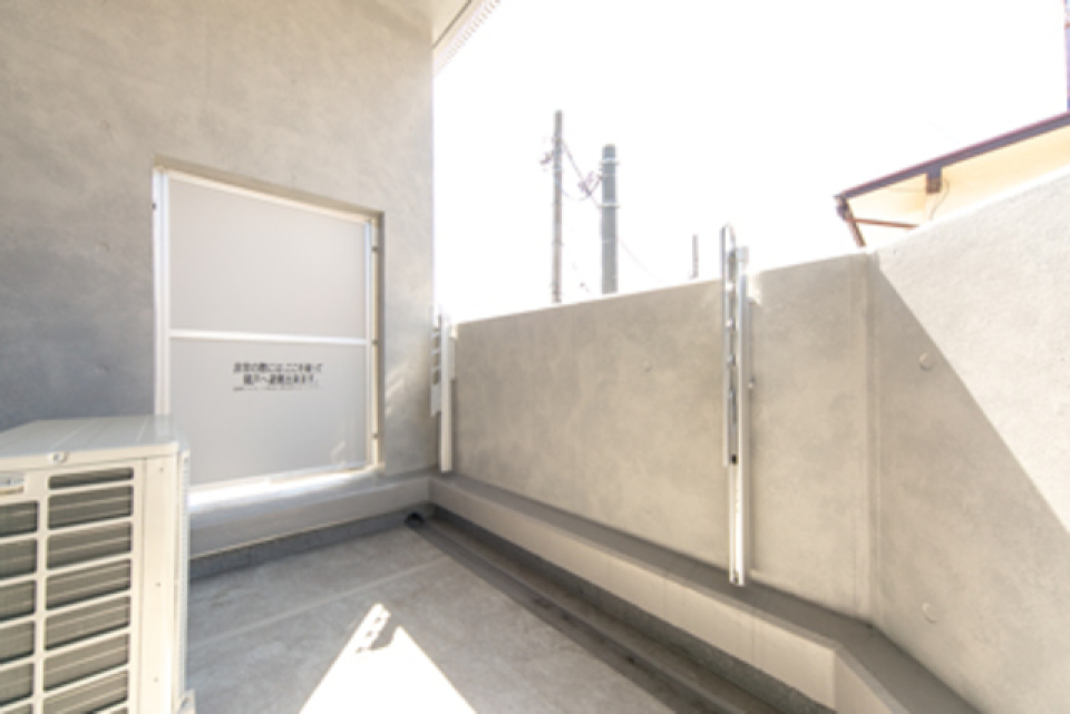 ベランダもあります※写真は同タイプ住戸です。