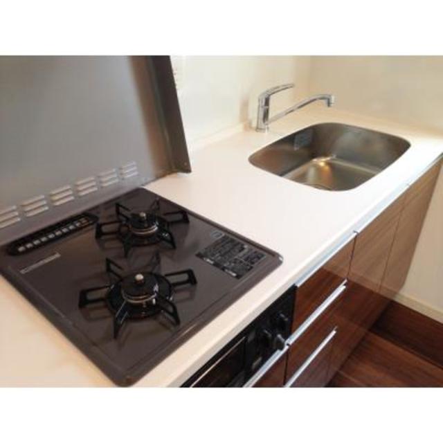 ２口コンロが導入されています。
