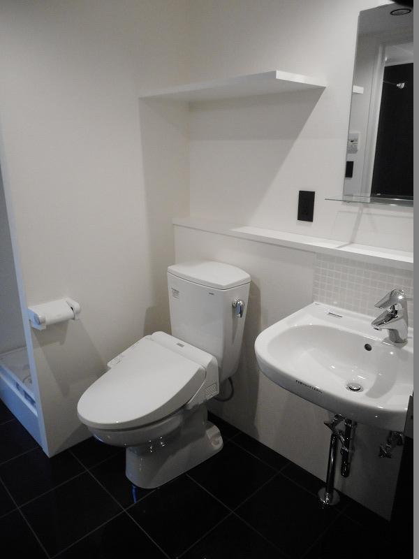 トイレと洗面は一体型