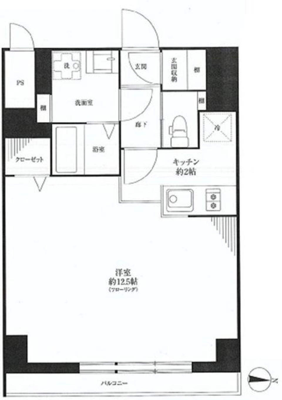 【リノベ】ヴィンテージ感と今っぽさの間取り図