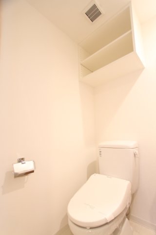 清潔感のあるトイレです。