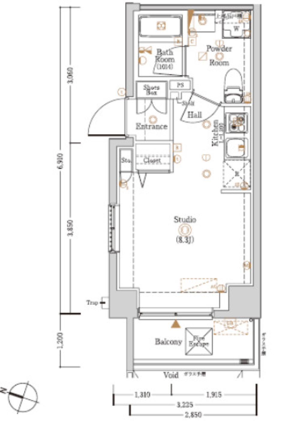 光溢れる私だけの極上空間の間取り図