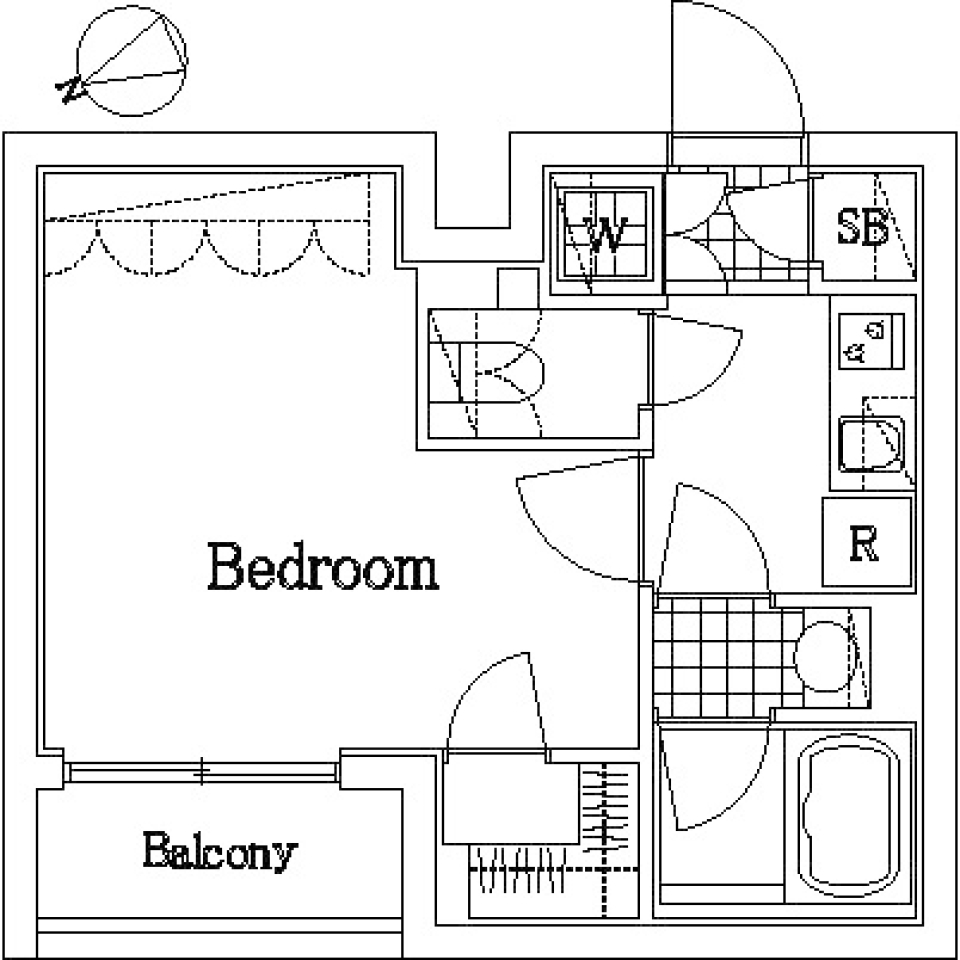 都会で自然を感じる生活。の間取り図