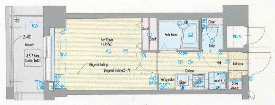 練馬区から始める駅近一人暮らしの間取り図