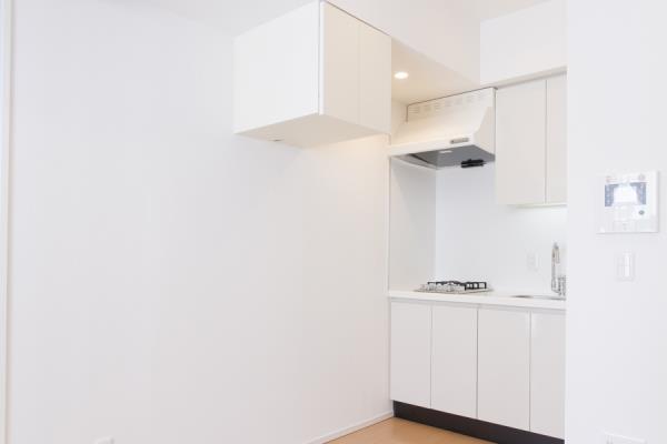 ７．１帖の洋室にあるキッチン。