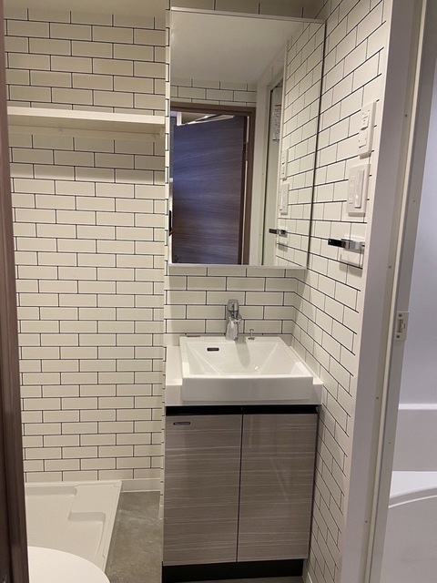 洗面台の様子。