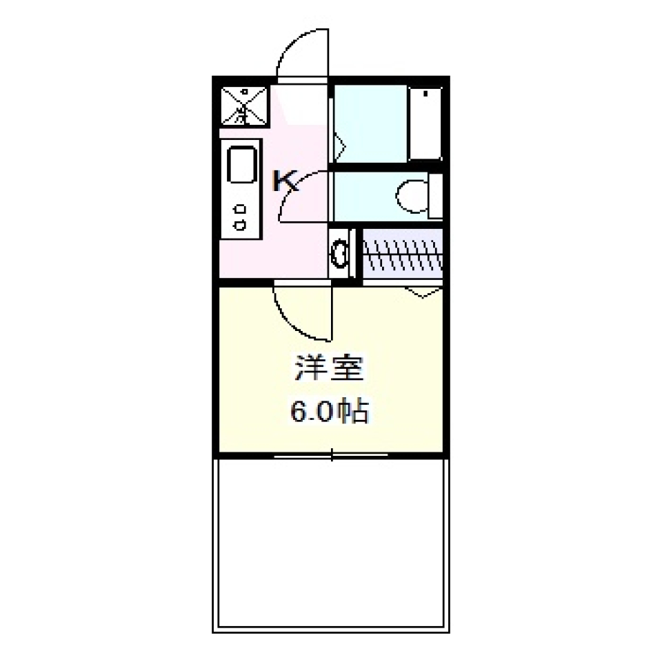 杉並区でコスパもスペースもコンパクトにの間取り図