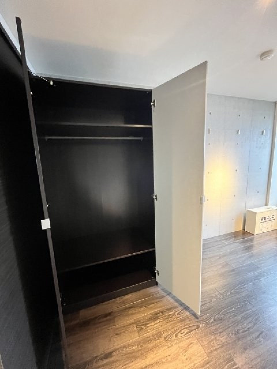 収納を開けた時の様子。