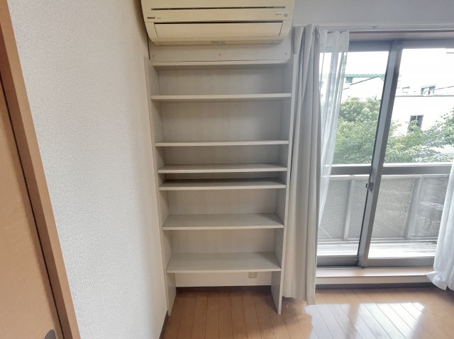 収納を開けた時の様子。