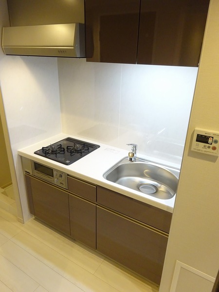 2口コンロが設置されています。