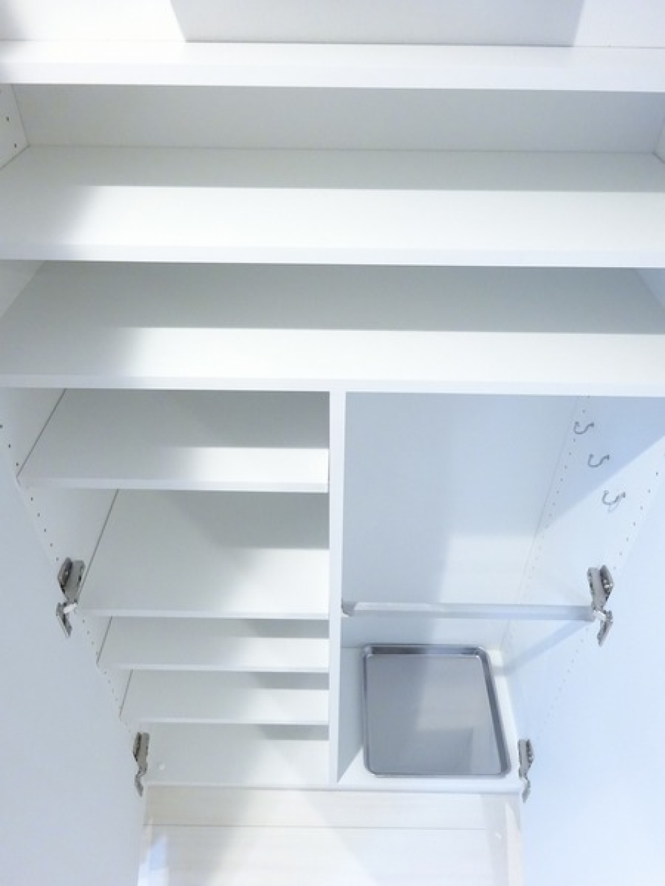 シューズボックスを開けた時の様子。