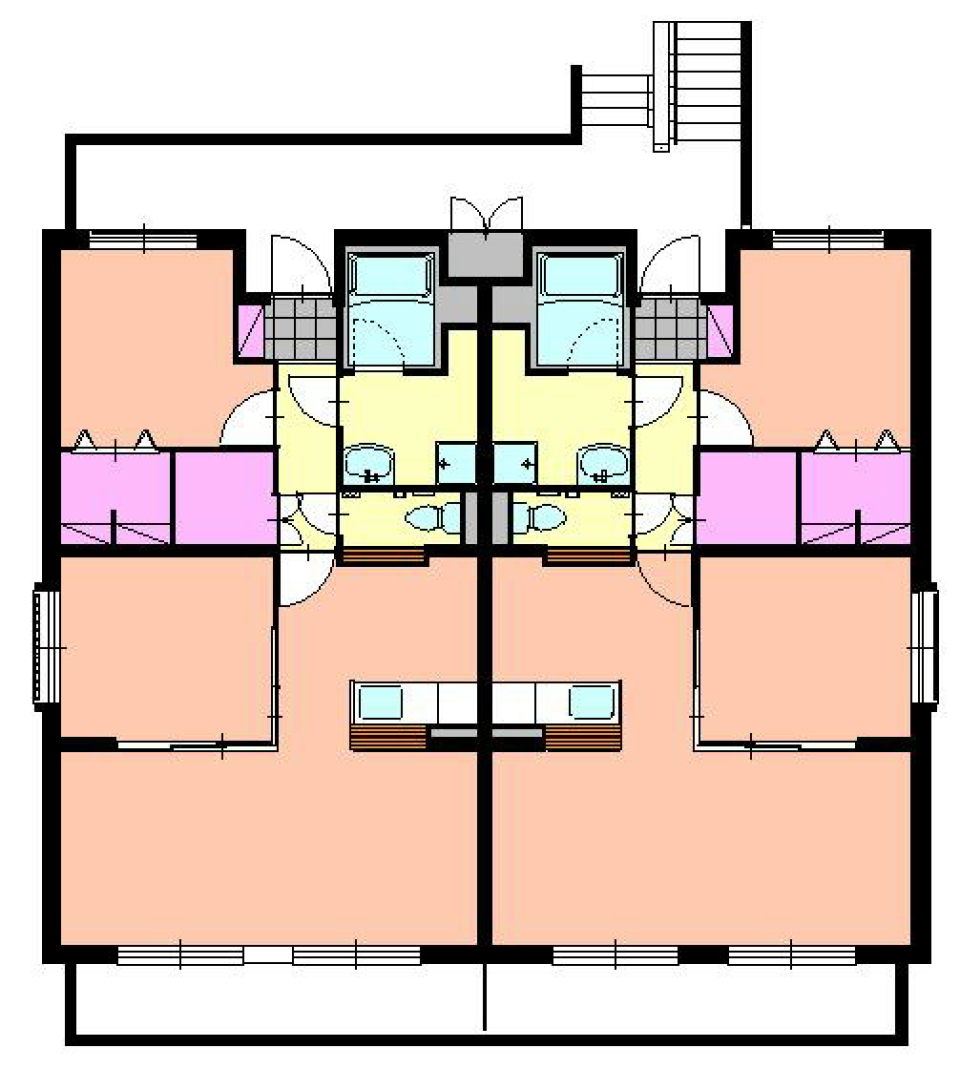 流れる川と共に、家族の時間の間取り図