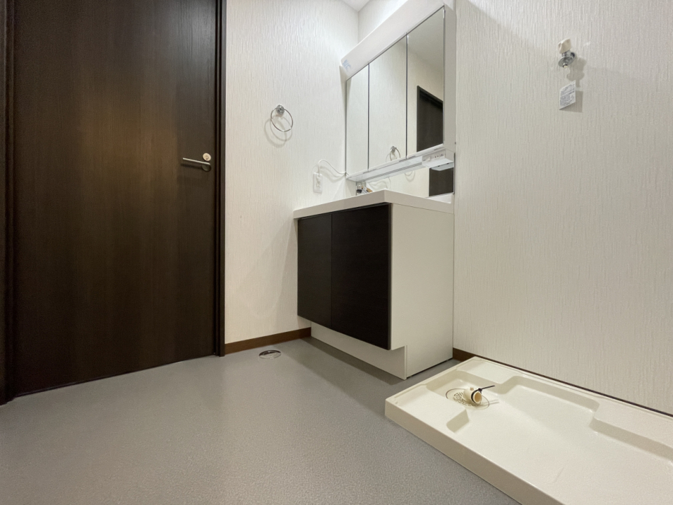 独立洗面台つき