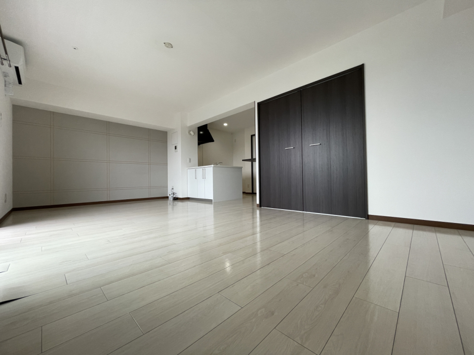 黒いクローゼットがおしゃれ