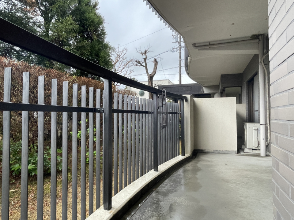 ベランダも広いです