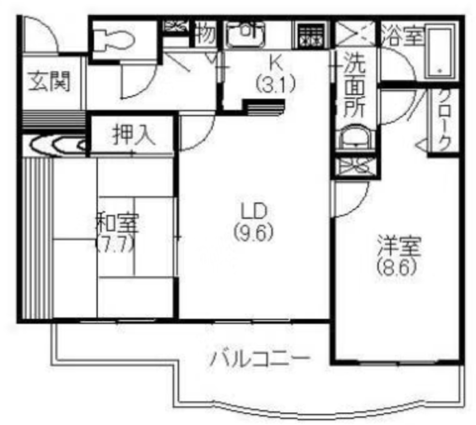 日本庭園に囲まれた和風モダンライフの間取り図