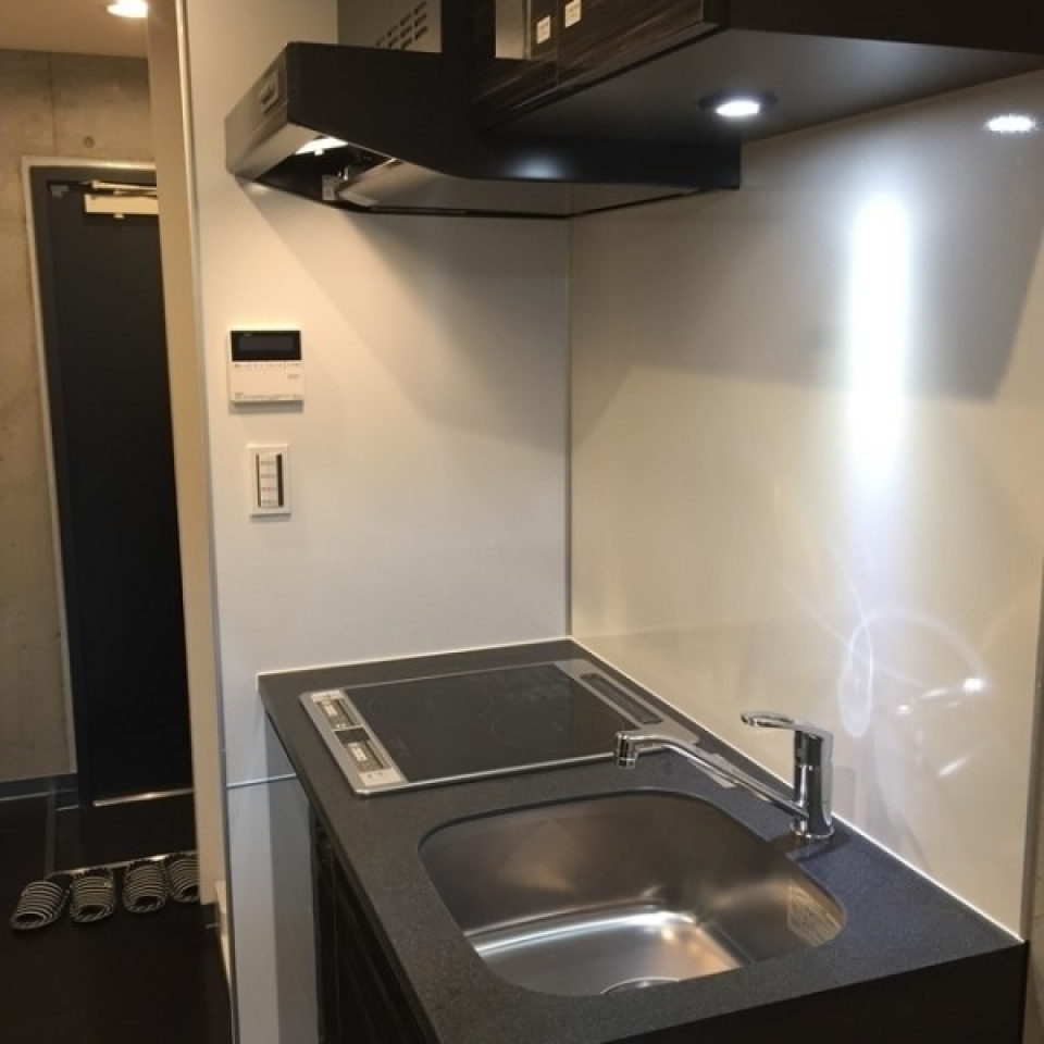 2口IHコンロで掃除がしやすいですね