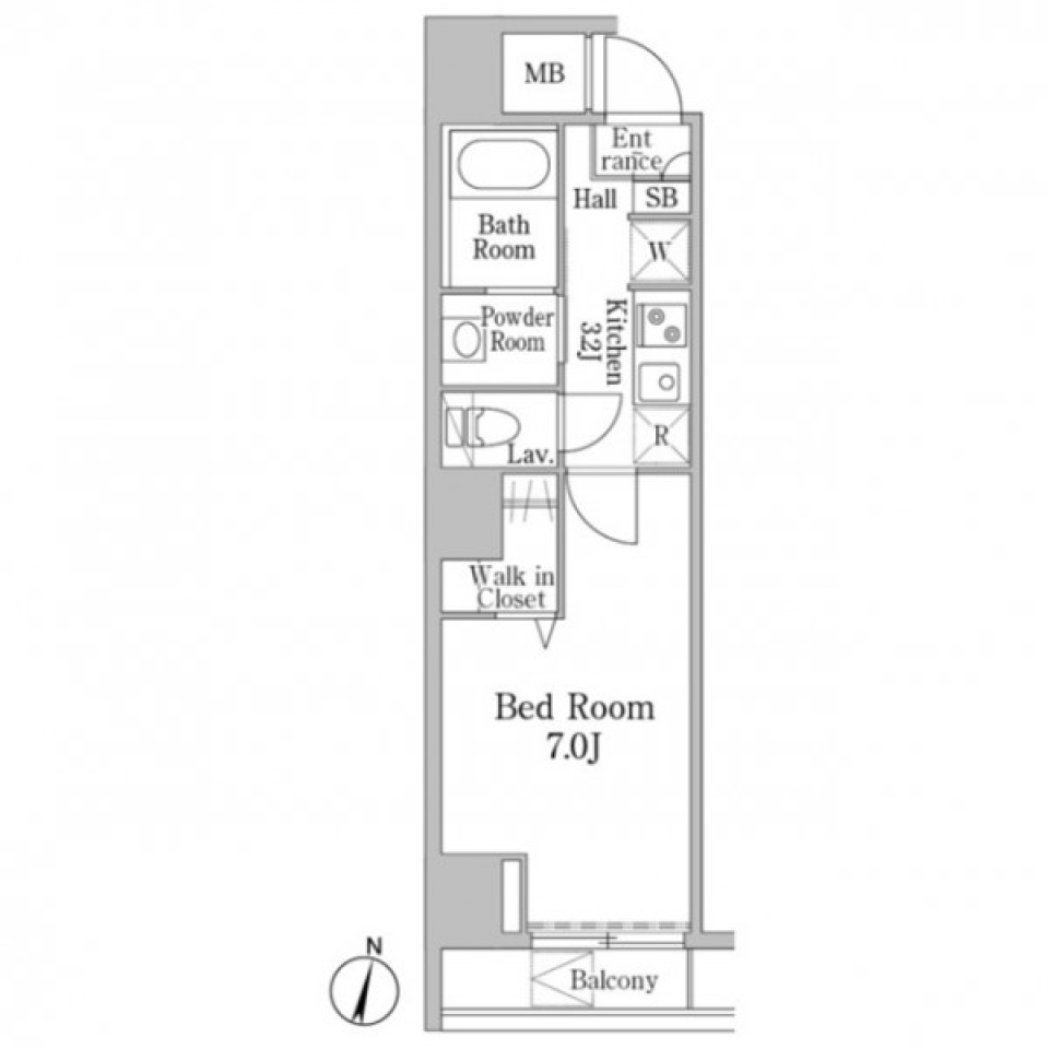 night after nightの間取り図