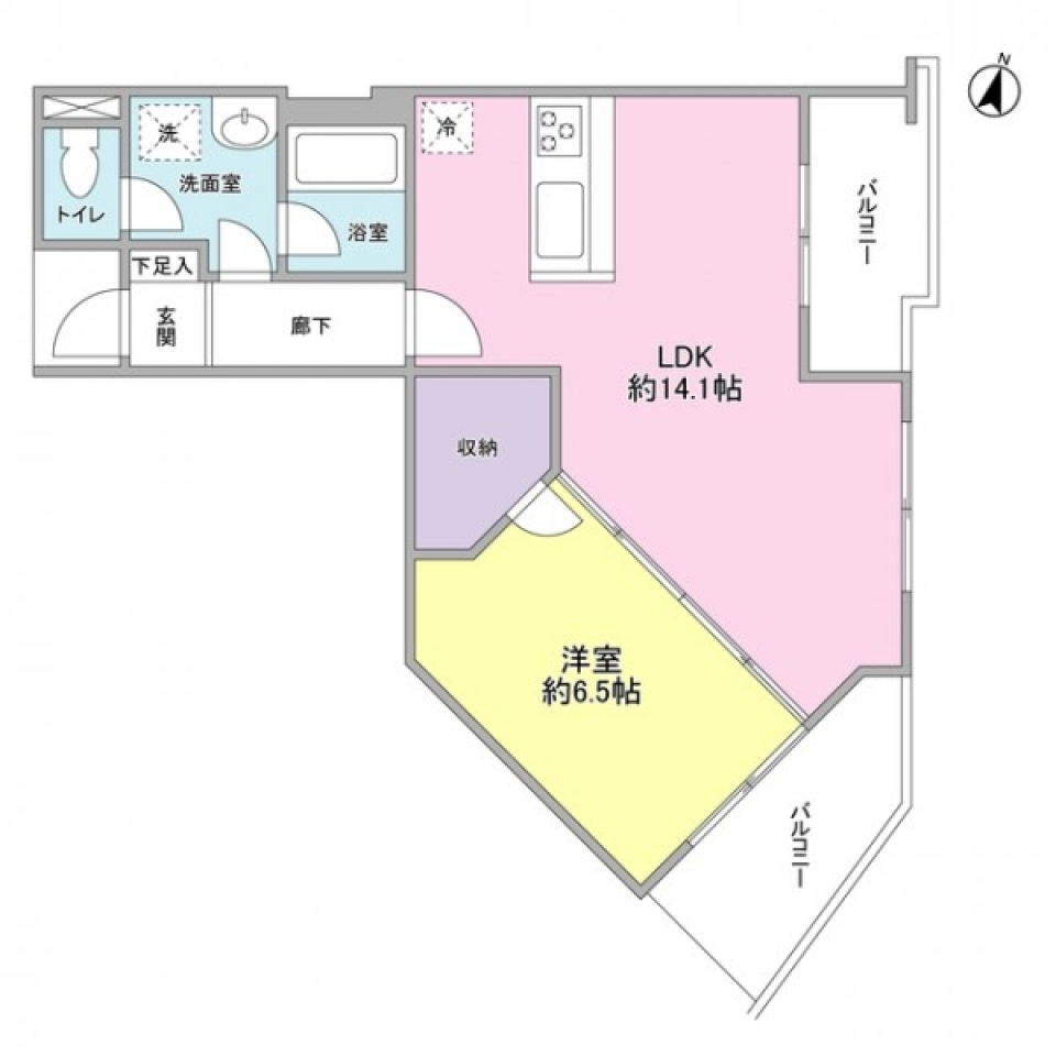 摩訶不思議間取りの間取り図