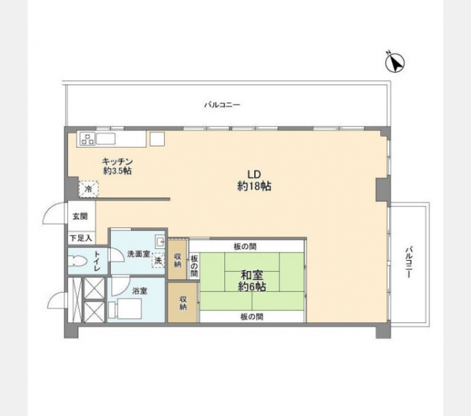 ヴィンテージマンション好き歓喜！の間取り図