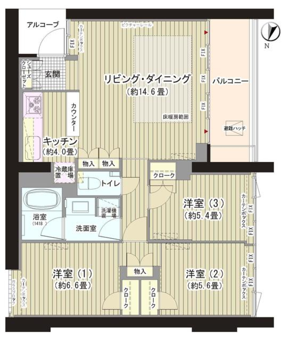 ジムとオフィス付き！？我が家は世田谷の小さな王国の間取り図