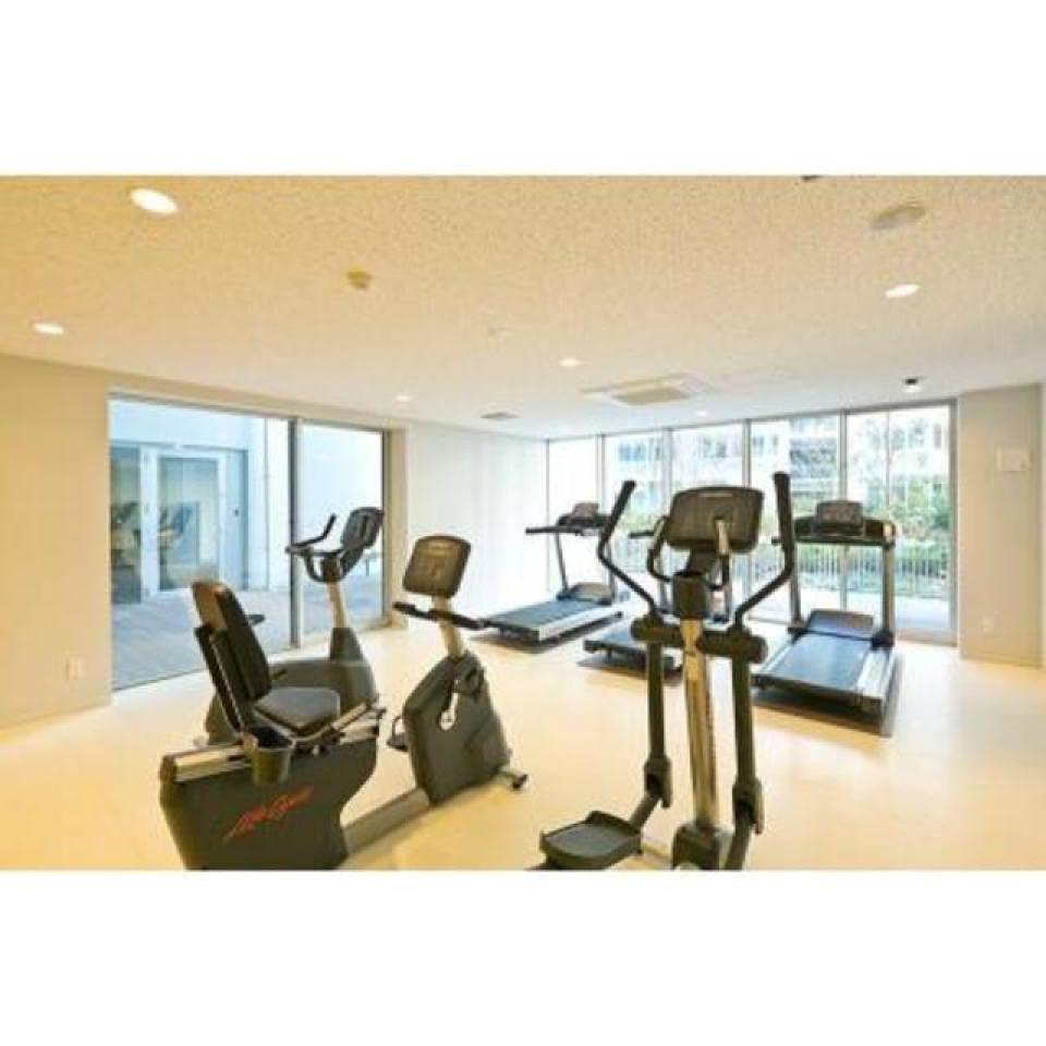 簡易ジムがあります。