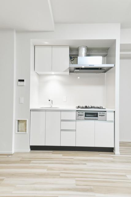 ３口コンロが導入されています。※写真は同タイプ住戸です。