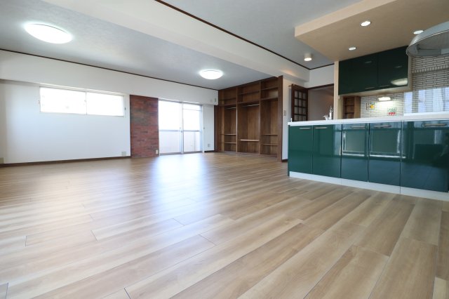 ２６帖の広々LDKです。