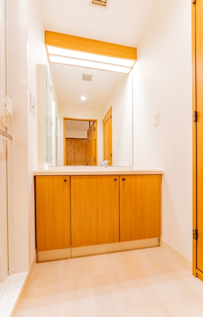 嬉しい独立洗面台。※写真は同タイプ住戸です。