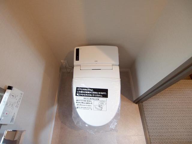 トイレの様子。※写真は同タイプ住戸です。