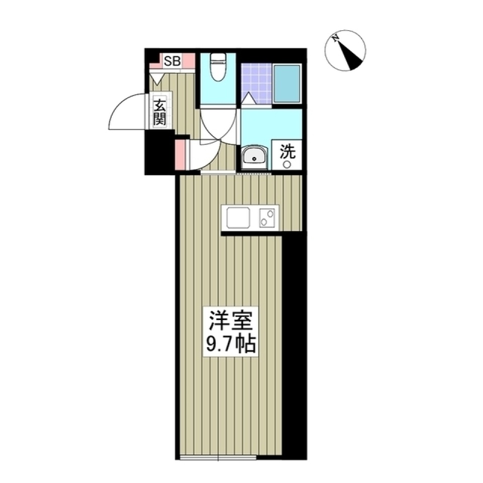 Sun Glanzいずみ中央　103号室［新築］の間取り図