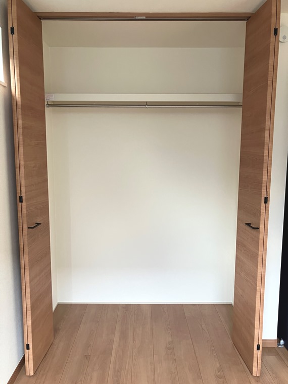 収納を開けた時の様子。