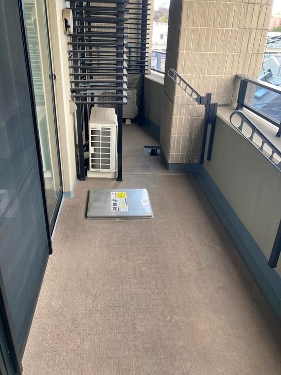 バルコニーの様子。