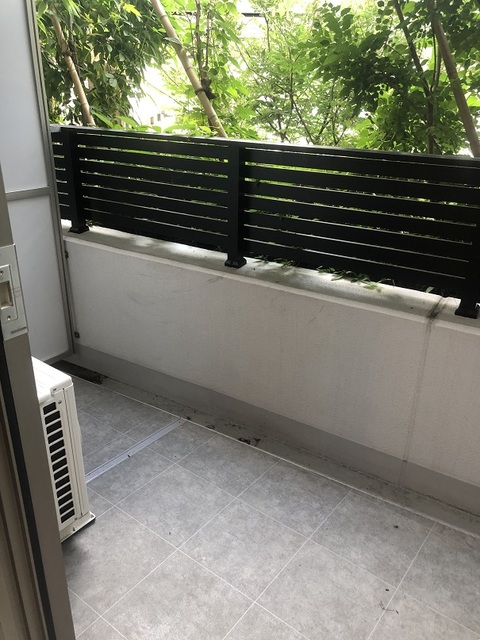 バルコニーの様子