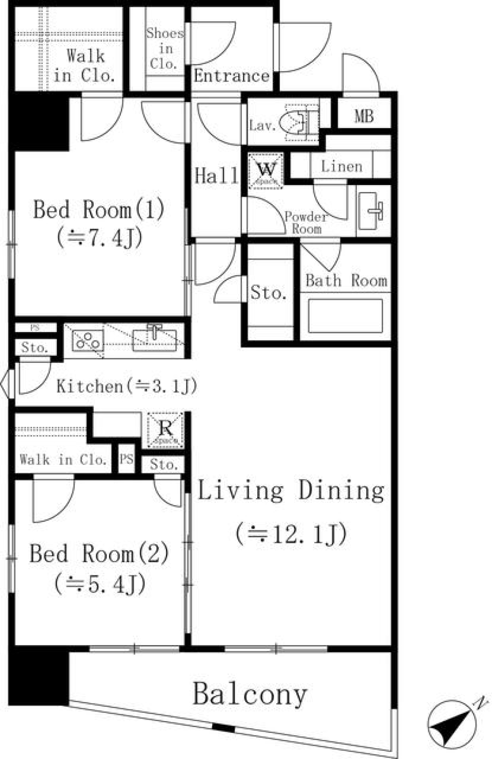 白内装で広く見せる魔法の間取り図