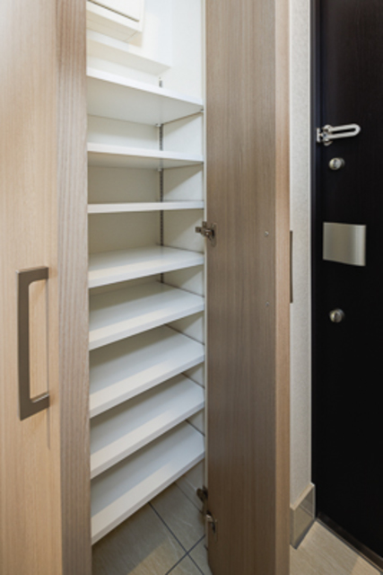 シューズBOXもたっぷり収納！
※写真は同タイプ住戸です。