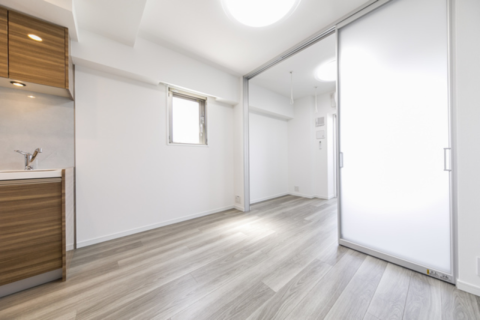 引き戸からは光を取り入れることが出来ます。※写真は同タイプ住戸です。