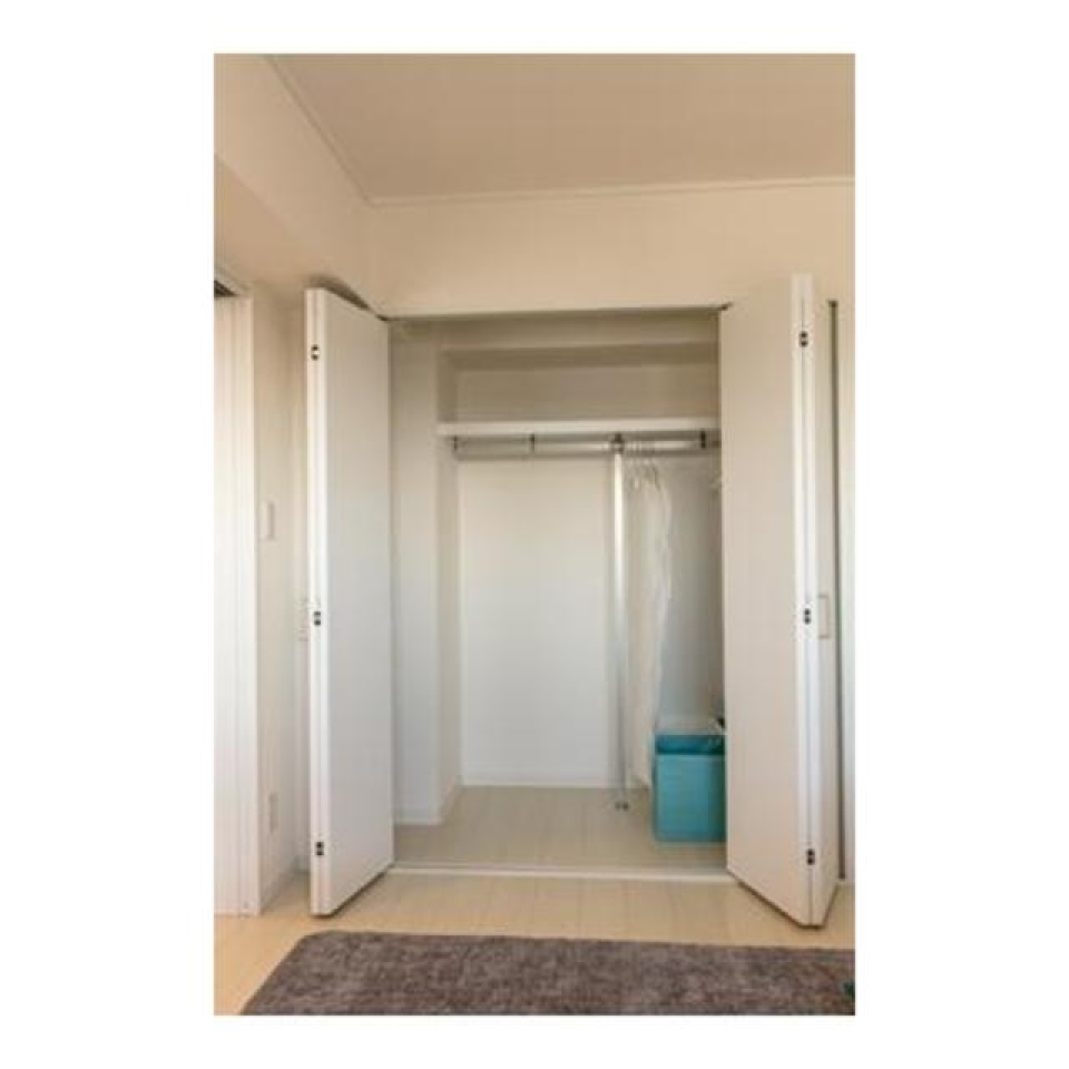 ベッドルームには収納がたっぷりと※写真は同タイプ住戸です。