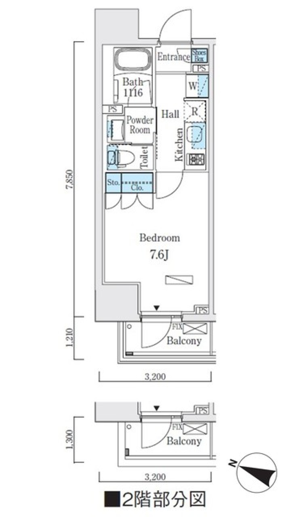 【新築】Corner Oasis ~新しいすみっちょのお部屋~の間取り図