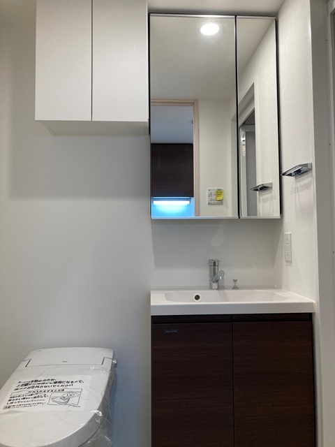 洗面室とトイレの様子