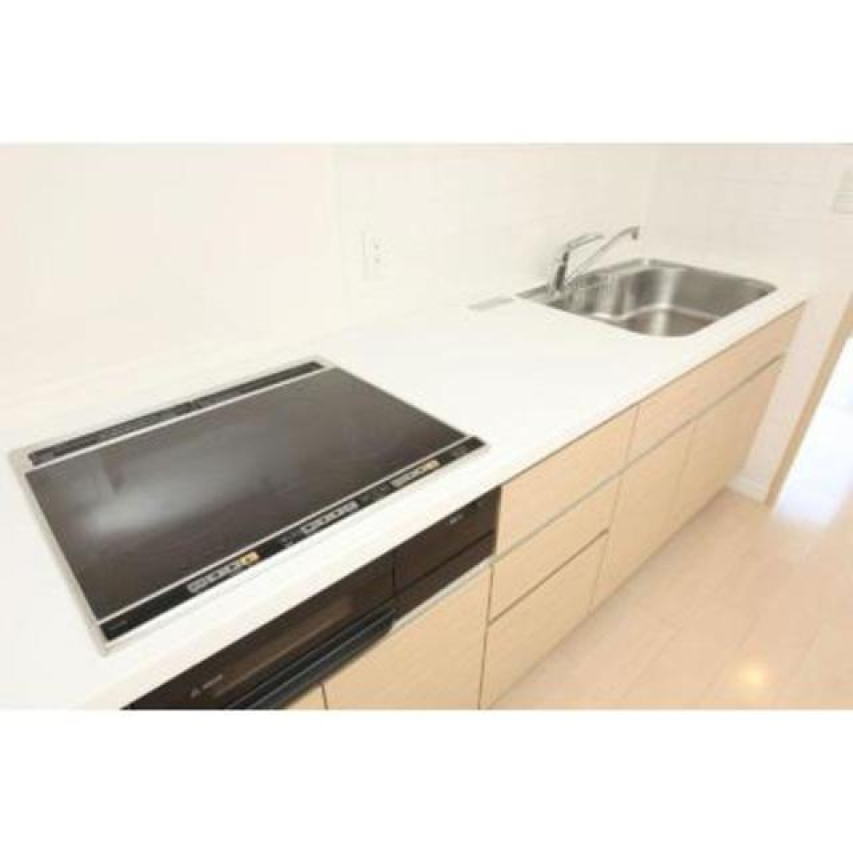 安心安全のIHコンロ。※写真は同タイプ住戸です。