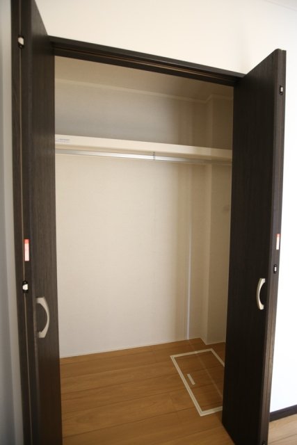 収納を開けた時の様子。