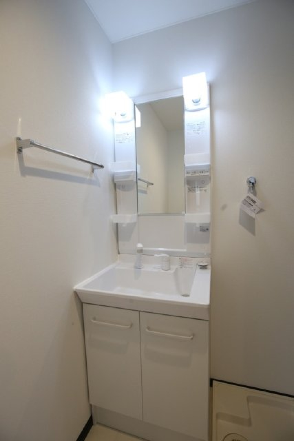 嬉しい独立洗面台。