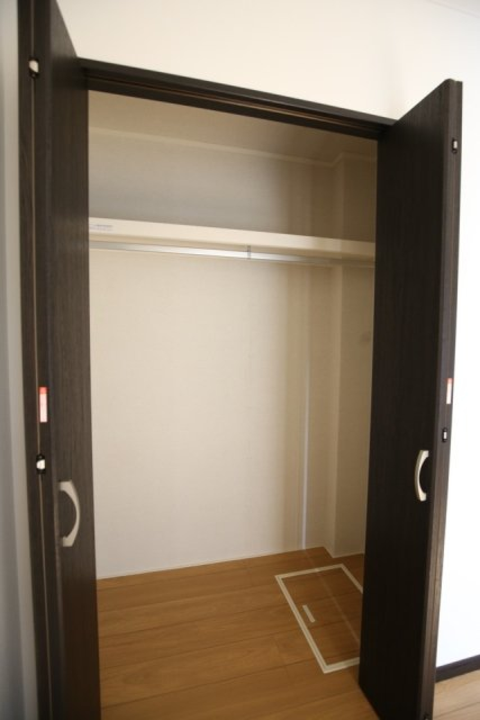 収納を開けた時の様子。