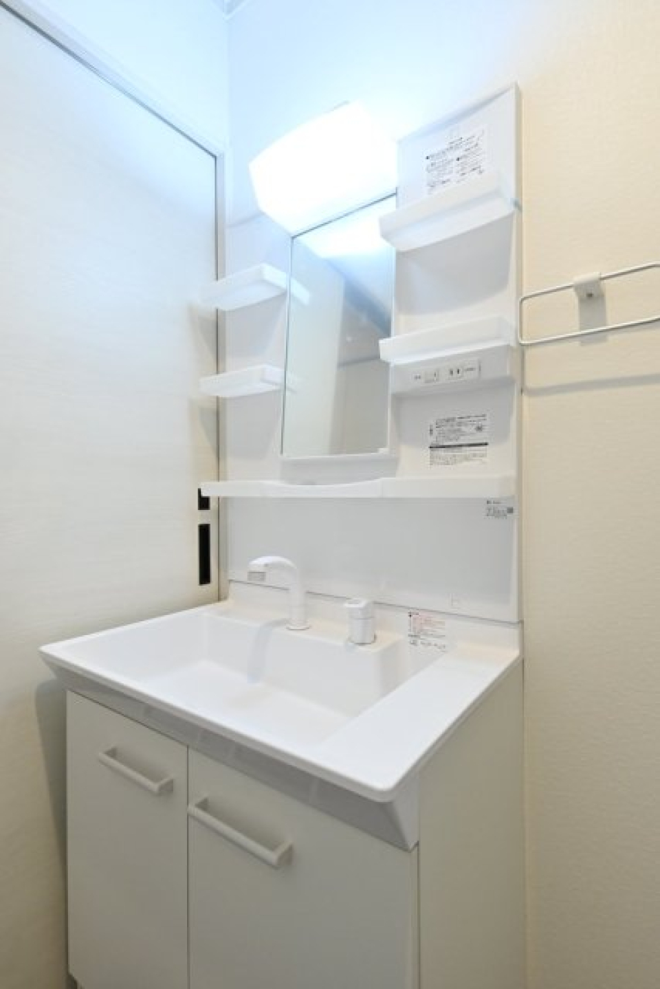 嬉しい独立洗面台。