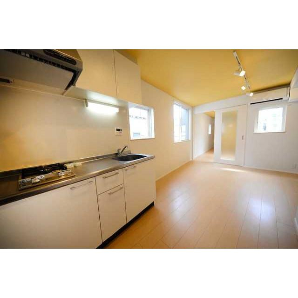 2口のガスコンロの様子。