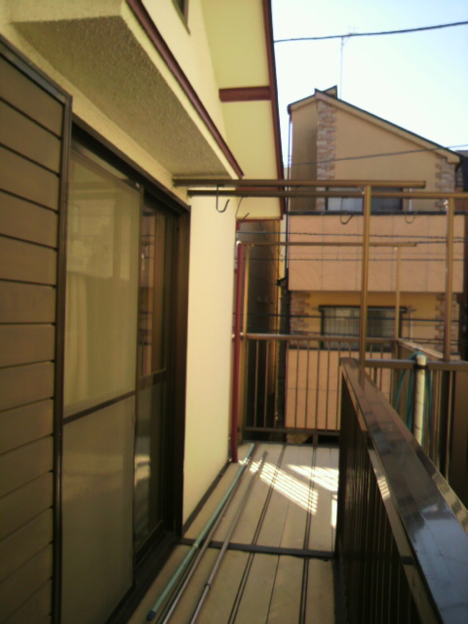 ベランダも広いです