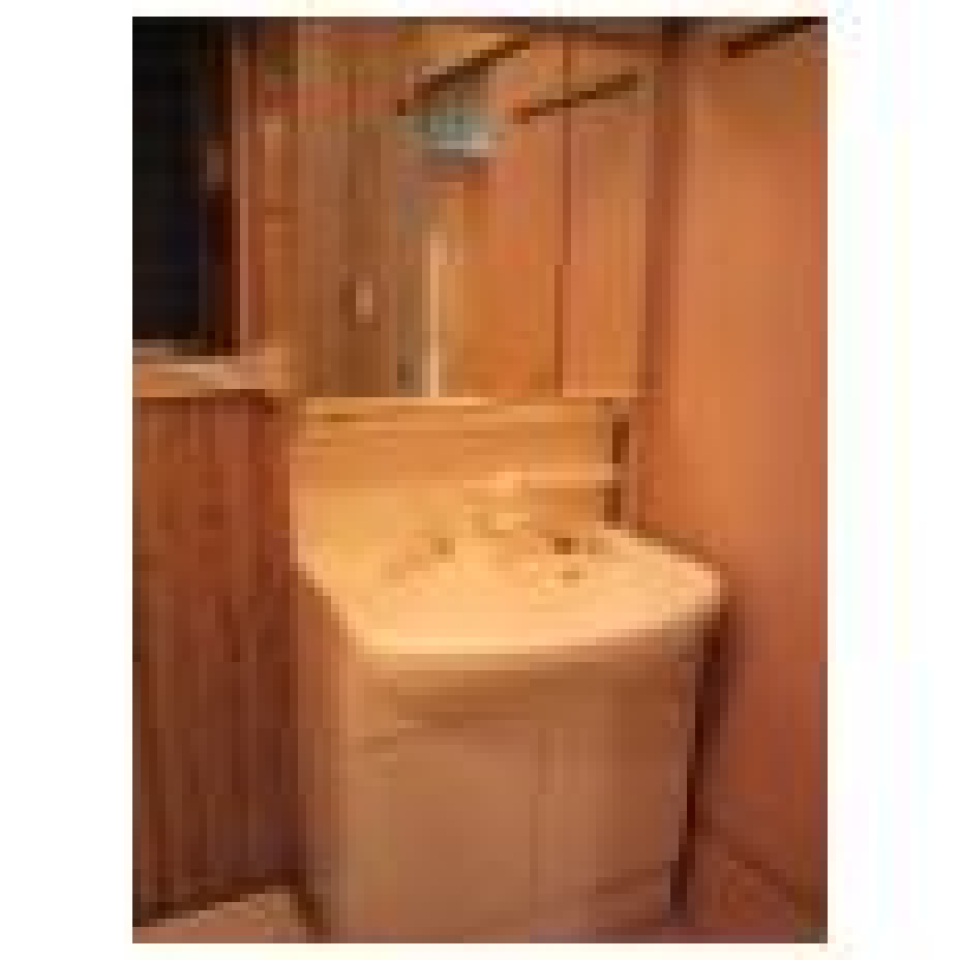 嬉しい独立洗面台。