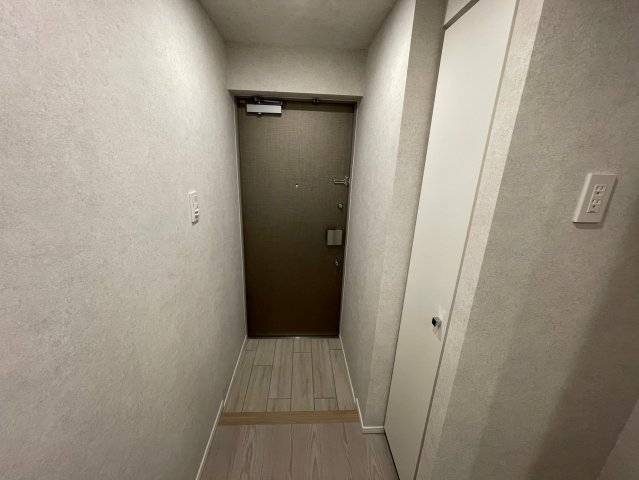 玄関も落ち着いた雰囲気の空間になっています。
ログ銀座イースト（別号室同タイプ）